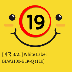 [미국 BACI] White Label  BLW3100-BLK-Q (119)