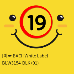 [미국 BACI] White Label BLW3154-BLK (91)