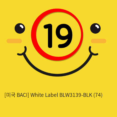 [미국 BACI] White Label BLW3139-BLK (74)