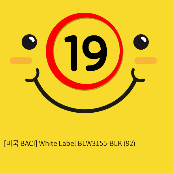 [미국 BACI] White Label BLW3155-BLK (92)